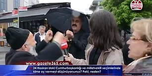 Röportaj Yaparken Araya Girerek 'Sen Dişlerini Fırçalamayı Öğren' Diyen Teyzeye 'Vallahi 155'i Ararım' Diyen Dayı