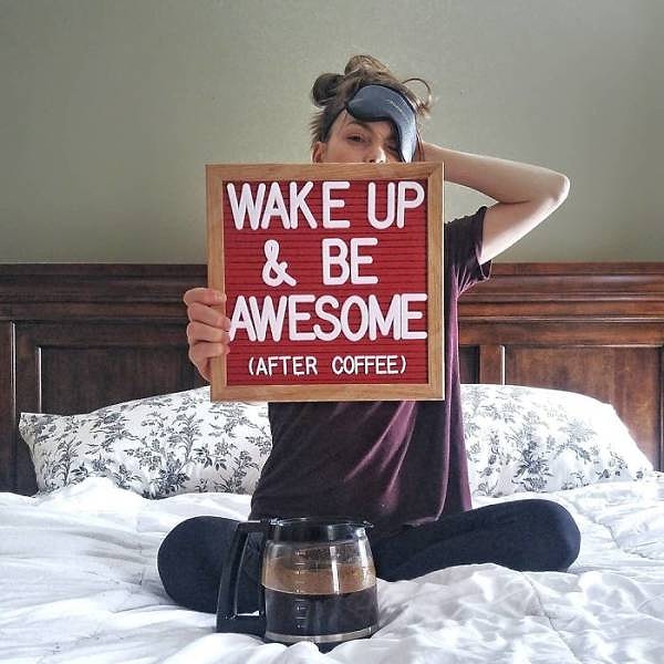 11. "Проснись и пой (после кофе)"