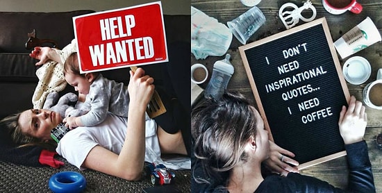 Тяготы материнства в забавных фото: а вы согласны с криком души этой женщины?