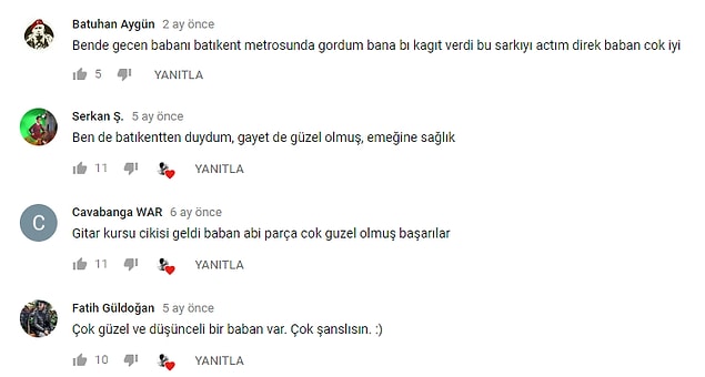 Gitar kursu çıkışı dahi ansızın yanınıza yaklaşabilir bu şirin baba.