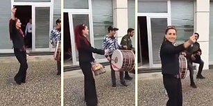 Boşanma Davasından Sonra Davul Zurna ile Coşan Kadın