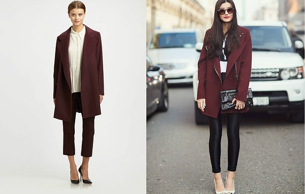 9. Какого цвета эти пальто?