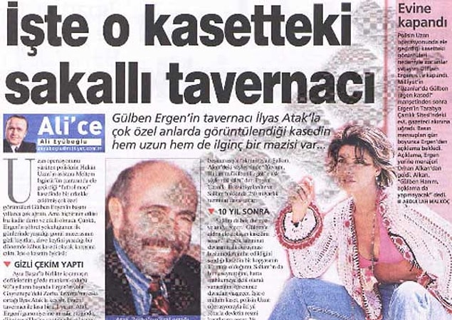 15. Gülben Ergen'in, iş adamı İlyas Atak ile birlikte olduğu bir seks kaseti iddiası gündeme bomba gibi düştü.