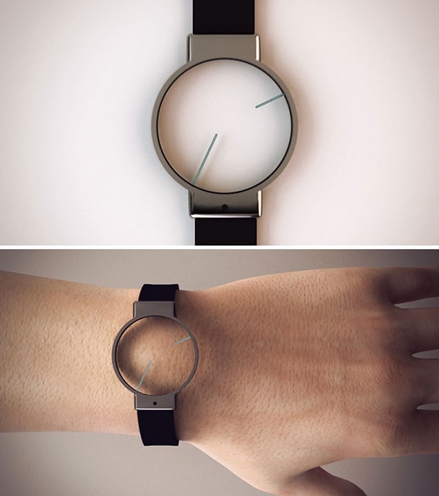 30. Minimal bir saat tasarımı...