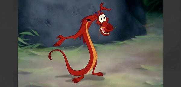 5. А маленький дракон Мушу из мультфильма...