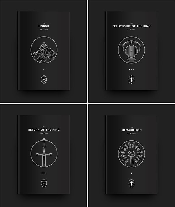 19. Обложки для книг Толкина