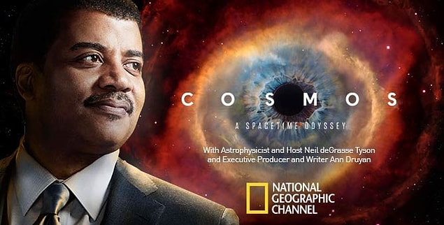 5. Evren hakkında ne kadar bilgi sahibisin? 'Cosmos: Bir Uzay Serüveni"nde doğal seleksiyon, bilim adamları arasında bağlantılar, kara delik, dünyanın yaşı, keşifler, ölümsüz canlılar, iklim değişikliği gibi birçok konu işleniyor. Daha ne?