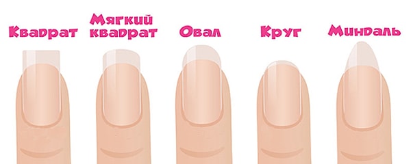 9. И последнее: выберите форму ногтей.