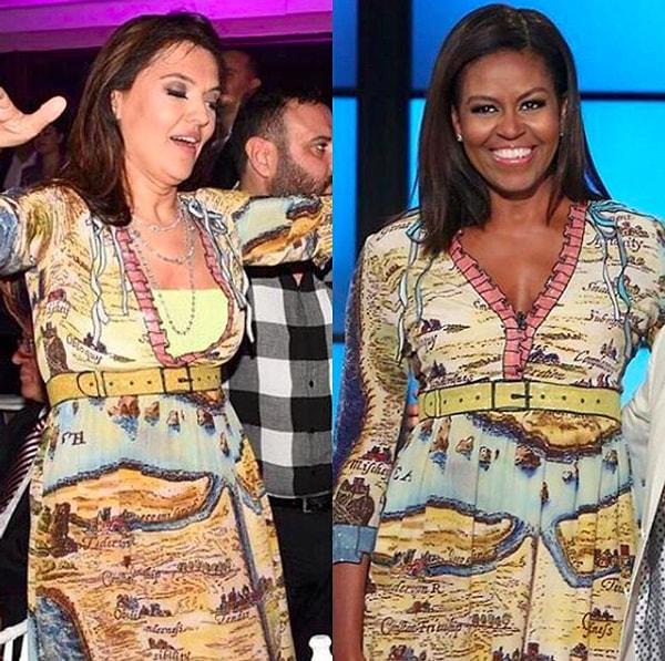 8. Michelle Obama ile aynı kıyafeti giymesi, şık olacağı anlamına gelmiyor tabii.