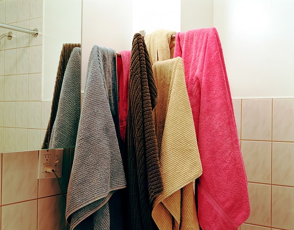 4. Не спешите вытирать руки о первое попавшееся полотенце в ванной