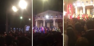 Mezuniyet Töreninde İzmir Marşı Söyleyen Öğrencileri Susturmak İçin Pop Müzik Çalan Okul Müdürü