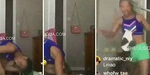 Instagram'da Canlı Yayın Yaparken Pitbull'un Gazabına Uğrayan Kadın