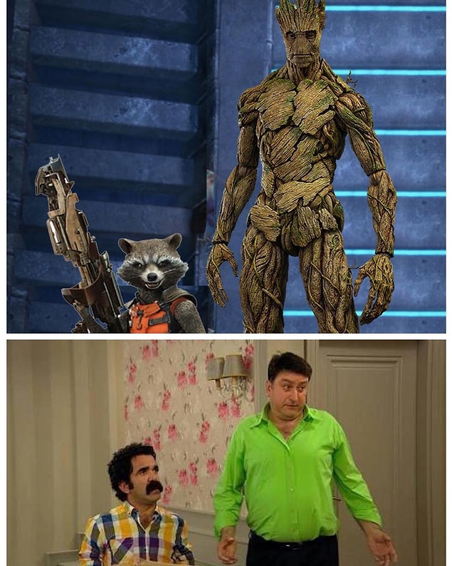 9. Rocket Raccoon, Groot ve Çaycı Hüseyin, Şükrü