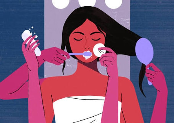 1. Сколько времени у вас обычно уходит на то, чтобы привести себя в порядок в начале дня?