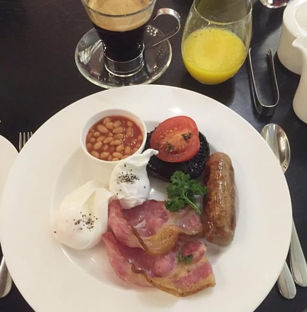 9. Завтрак нормального человека: