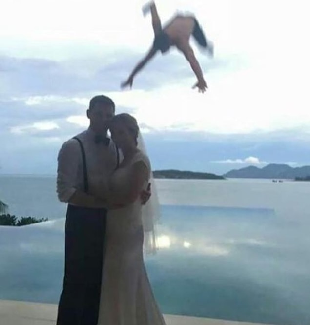 16. Hayatlarının en ilginç fotoğrafı olabilir.