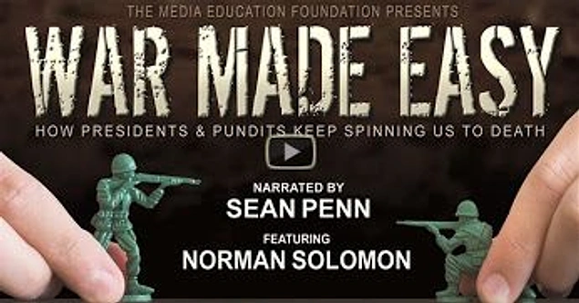Sean Penn'in sesinden dinleyeceğiniz belgesel 'War Made Easy' ise Amerika Birleşik Devletleri’nin 1960’lardaki başkanı Lydon B. Johnson’dan George Bush dönemine kadar geçen sürede gerçeklikten saptırılarak medyaya sunulan kamera görüntülerini irdeliyor.