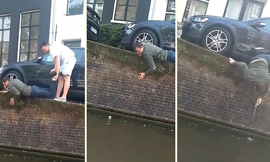 Takım Çalışmasıyla Suya Düşeni Almak İsterken Güvendiği Dağlara Karlar Yağan Adam