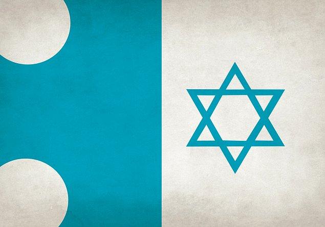 4. Tarihteki ilk  Yahudi devletinin bayrağı budur!
