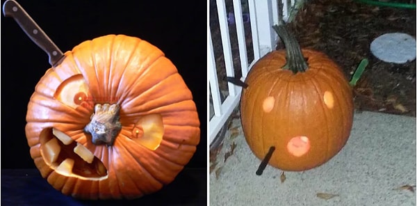 3. Тыква-самоубийца не удалась