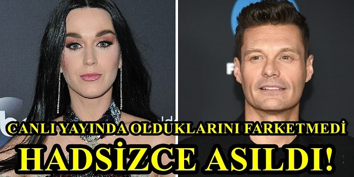 Yayında Olduklarını Fark Etmedi! Ünlü Sunucu Ryan Seacrest, Katy Perry'ye Sorduğu Soruyla Şaşırttı!