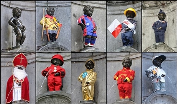 ... очень часто его наряжают в различные костюмы! Их насчитывается около тысячи в его гардеробе.