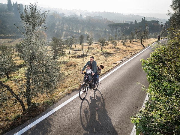 13. Папа-велосипедист из Италии: