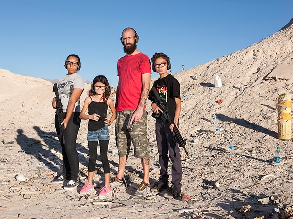 15. А это досуг с папой в Лас-Вегасе: