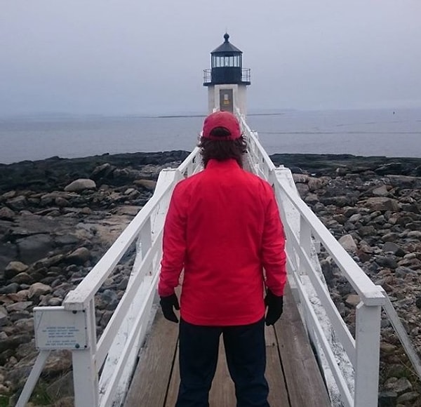 На пути Роба также встречались уже известные нам всем места из фильма. На этой фотографии Marshall Point Lighthouse