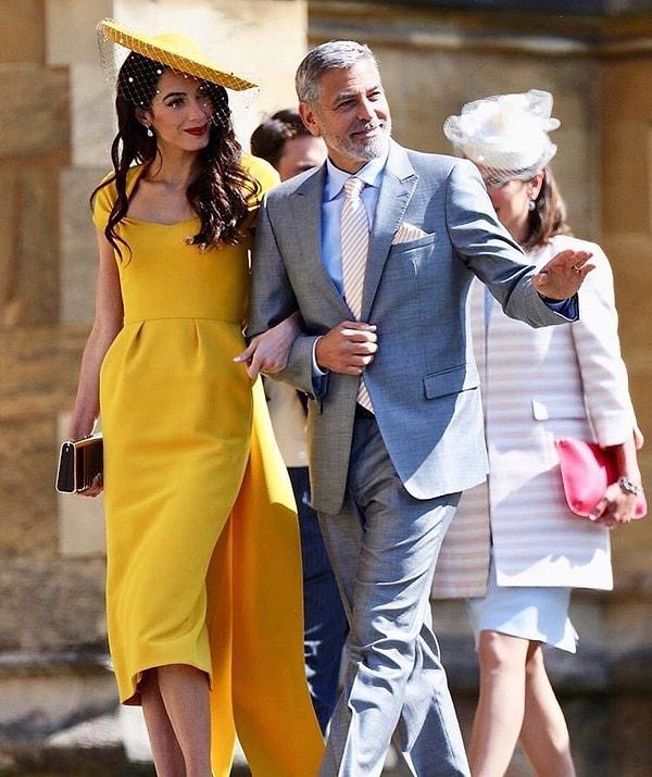 George Clooney ve eşi Amal Clooney de davetliler arasındaydı.