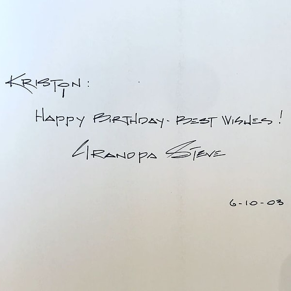 11. "Почерк моего деда"