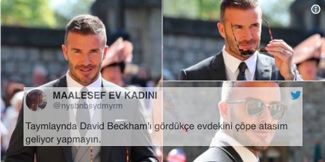 Kraliyet Düğününde Karizmasıyla Damattan Rol Çalan David Beckham'ı Överken Güldüren 16 Kişi