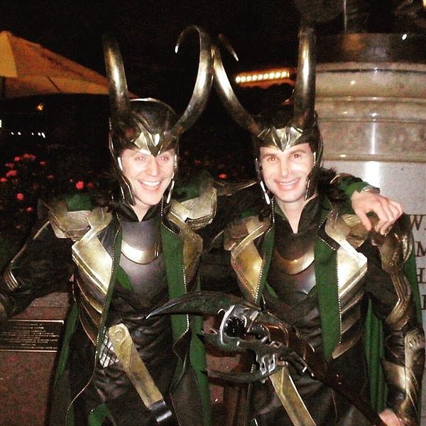 8. Tom Hiddleston (Loki) ve dublörü Paul Lacovara: