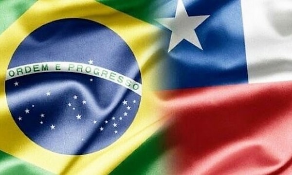 8. Чили не имеет границ с Бразилией.