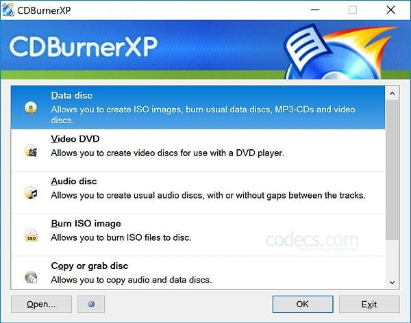 1. CDBurnerXP