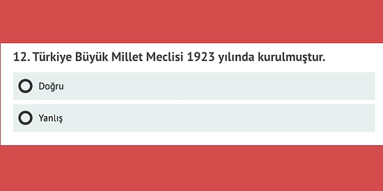 Verilen Cevapları Görünce ''Yok Artık'' Diyeceğiniz Tarih Anketi!