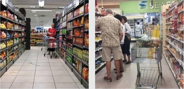 1. Yan yana iki farklı fotoğrafla iyi insan ve kötü insan: