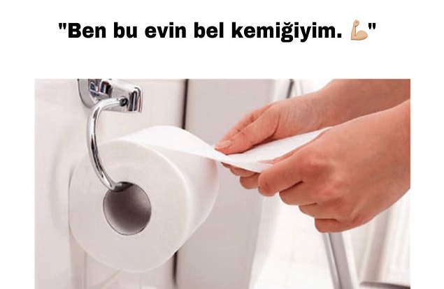 2. Tuvalet kağıdını değiştirdiğinde;