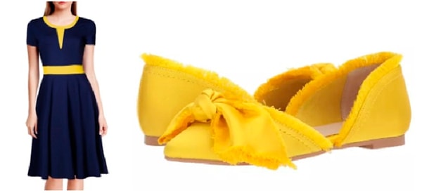 А вы знаете, почему мультфильм "Белоснежка и семь гномов" настолько популярен вот уже 80 лет? А ведь тогда синий и желтый еще не были трендовой комбинацией цветов, как сегодня! Что касается аксессуаров, вам не нужно изо всех сил искать драгоценные украшения, чтобы быть самой прекрасной. Просто сделайте яркий акцент на некоторых деталях вашего наряда, и каждый встречный захочет предложить вам яблочко!