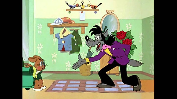 6. В каком месте ни разу не оказывались Волк и Заяц?