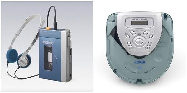20. MP3 player ve akıllı telefonlar henüz icat edilmemişti ve müzik dinleyebilmek için kocaman aletler taşınırdı.