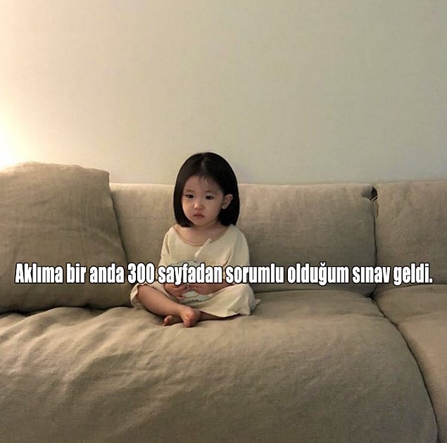 6. Aniden kendini hatırlatıp moral bozması.