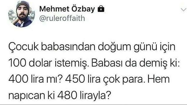 13. 500 Lira iyi para.
