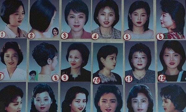 1. Kuzey Kore'de modaya uymak ya da moralinizi düzeltmek için saç kestirmeyi düşünüyorsanız, iki kere düşünmenizi tavsiye ederiz. Çünkü kafanıza göre saç kestirmeniz yasak!