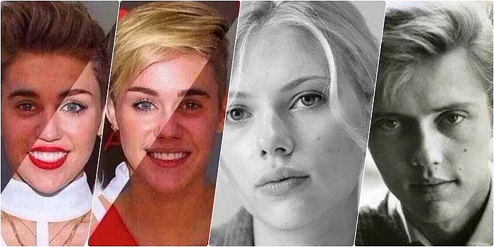 16 примеров поразительной внешней схожести между селебрити женского пола и известными личностями мужского пола