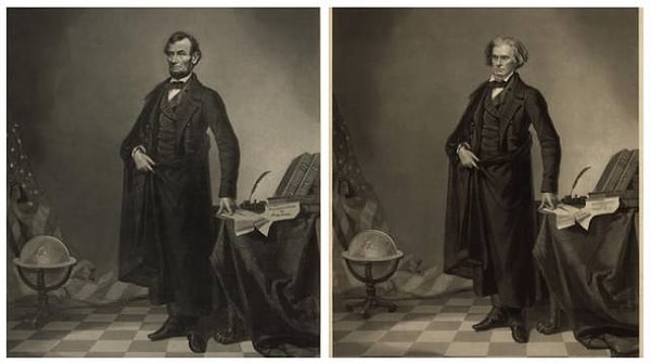9. Знаменитый портрет Линкольна
