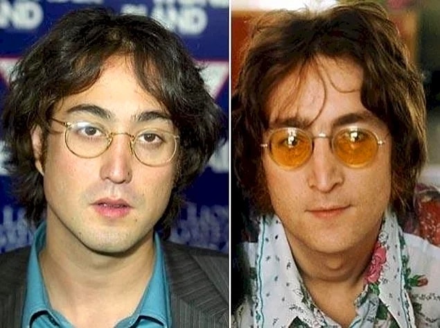 12. John Lennon ve oğlu Sean Lennon