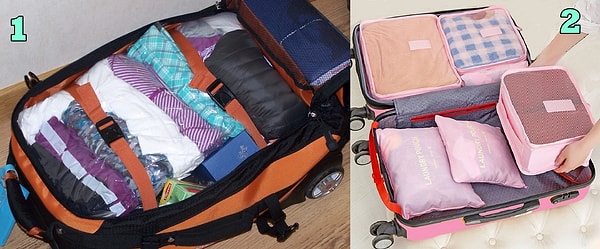 2. Как обычно выглядит ваш чемодан, когда вы куда-то отправляетесь?