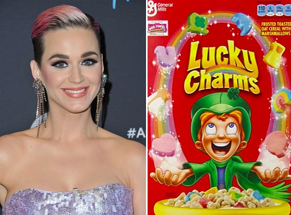 3. Религиозные родители Кэти Перри запрещали ей в детстве есть сухие завтраки "Lucky Charms", потому что читали, что слово "lucky" похоже на слово "Люцифер" (падший ангел, символизирующий сатану и дьявола).