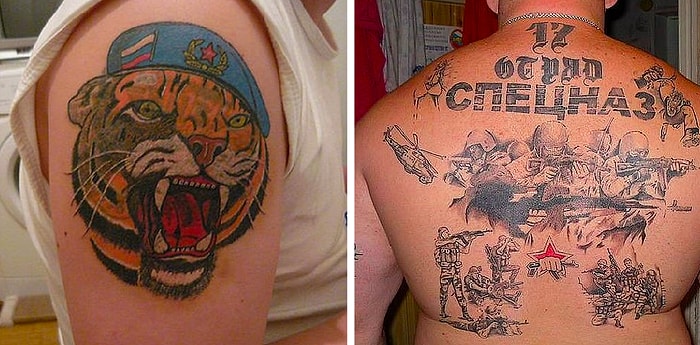 25 фото армейских наколок родом из России, которые хочется развидеть...